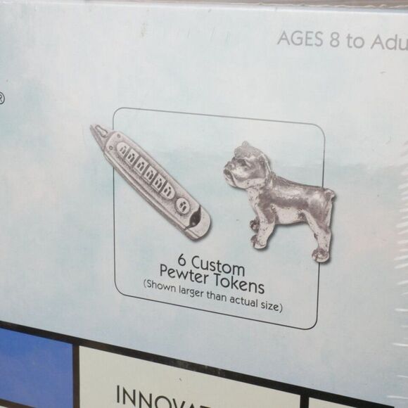 Monopoly Belkin Edition USAopoly with 6 Custom Pewter Token 2006 - Picture 4 of 8